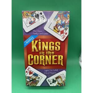 "Kings In The Corner" Board Game Brand New Factory Sealed 2-6 Players JAX
